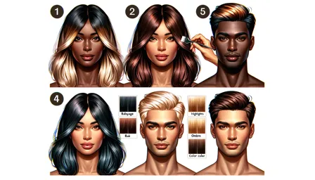 Hair Coloring and Styling Techniques