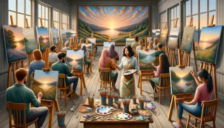 Painting tutorials and lessons