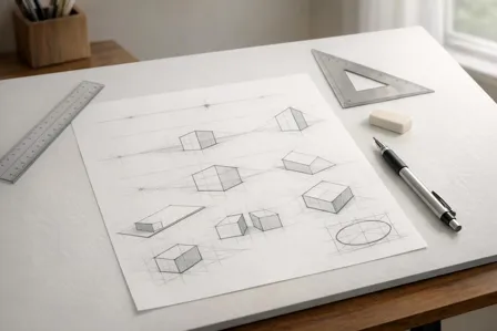 Perspective Drawing Fundamentals: One, Two and Three-Point Perspective